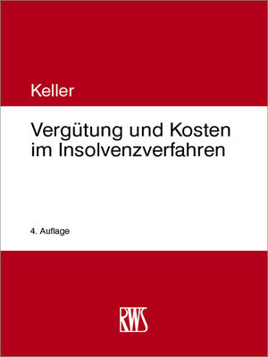 cover image of Vergütung und Kosten im Insolvenzverfahren